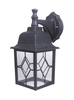 LIT-PaTH Outdoor LED Wall Lantern, Wall Sconce as Porch Light, 11W (100W Equivalent), 1000 Lumen, Aluminum Housing Plus Glass, Matte Black Finish, Outdoor Rated, ETL and ES Qualified