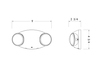LIT-PaTH LED Emergency Exit Lighting Fixtures with 2 LED Bug Eye Heads And Back Up Batteries- US Standard Emergency Light, UL 924 And CEC Qualified, 120-277 Voltage (1-Pack)